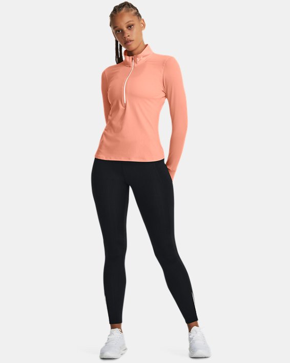 UA Qualifier Run Shirt mit ½ Zip für Damen, Pink, pdpMainDesktop image number 2